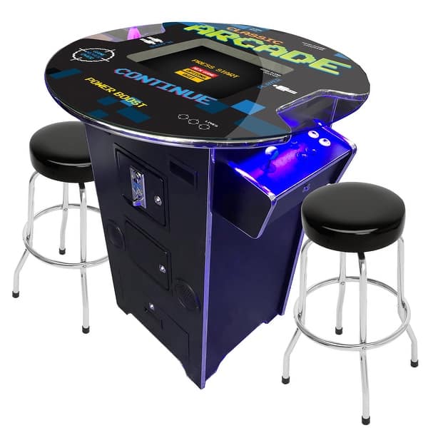 Creative Arcades 60 Classic Games 42"H Pub Table Arcade Machine, FullSize Commercial Grade